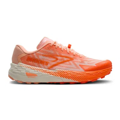 Brooks Catamount 4 Orange White Ss26 Women In Multi