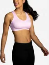 Brooks Dare Crossback Sports Bra In Orchid In Pink