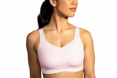 Brooks Dare Underwire Sports Bra In Rosewater In Pink