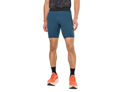Brooks Dash 1/2 Tights Men's Workout Indigo/black: Xl One Size In Blue