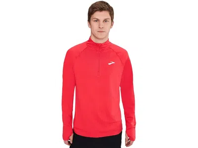 Brooks Dash 1/4 Zip 3.0 In Red