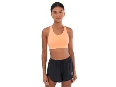 Brooks Dash Lite Bra Women's Bra Cyber Peach: Md (34 A-d) In Orange