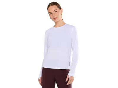 Brooks Dash Long Sleeve Women's Workout White: Md (women's 8-10), Polyester/spandex