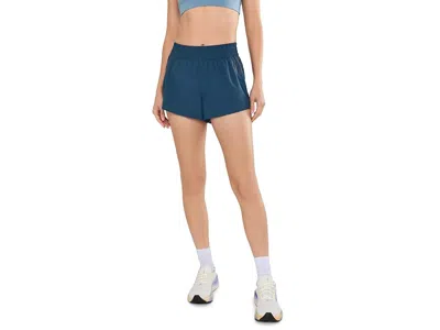 Brooks Dash Reflective Shorts Women's Shorts Reflective Wordmark Indigo: Sm (us 4-6) 3, Polyester