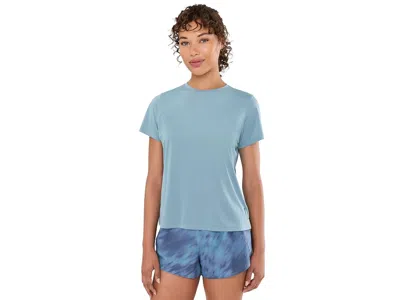 Brooks Dash Short Sleeve Women's Clothing Blue Haze: Md (us Women's 8-10)