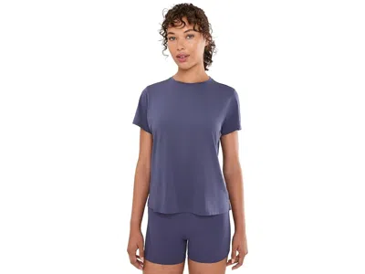 Brooks Dash Short Sleeve Women's Clothing Nightfall: Xl (us Women's 16-18) In Blue