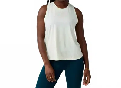 Brooks Dash Tank Top In Luminary In White