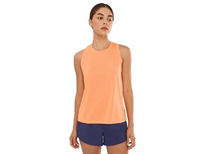 Brooks Dash Tank Women's Workout Cyber Peach: Xl (us Women's 16-18) In Orange