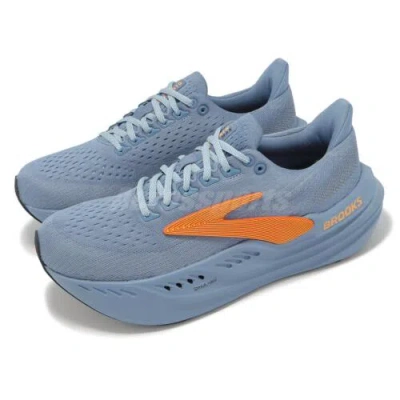 Pre-owned Brooks England Brooks Glycerin Max Country Blue Sky Orange Men Road Running Shoes 1104471d-428