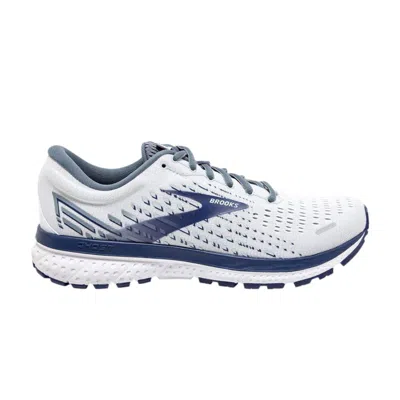 Pre-owned Brooks Ghost 13 'white Deep Cobalt' | Men's Size 8
