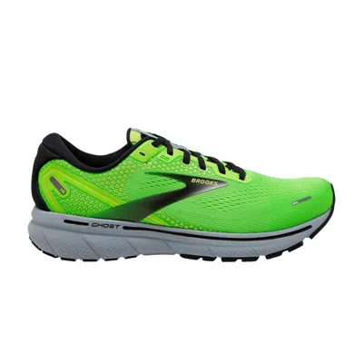 Pre-owned Brooks Ghost 14 'green Gecko Black' | Men's Size 11.5