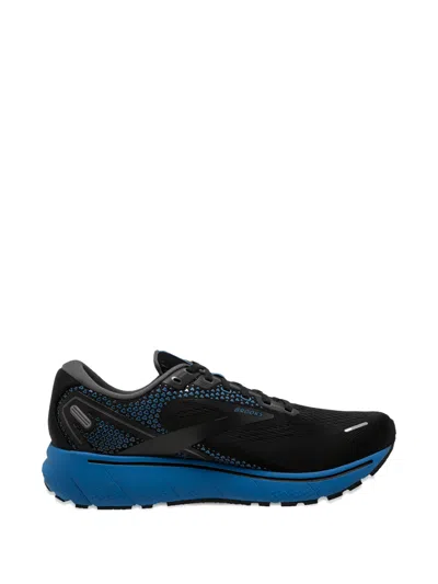 Brooks Ghost 14 Lace-up Sneakers In Black
