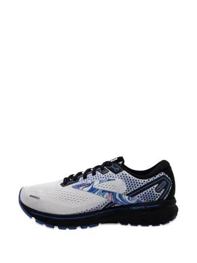 Brooks Ghost 14 Patterned Sneakers In Blue