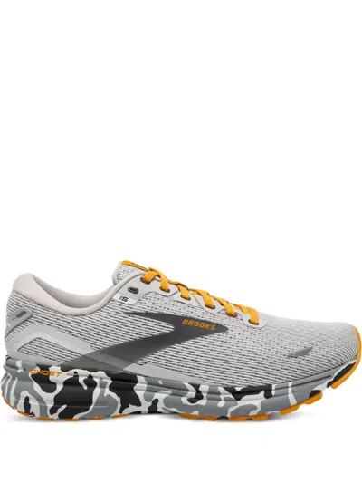 Brooks Ghost 15 "sunflower Camo" Sneakers In Gray