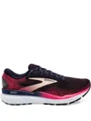 Brooks Ghost 16 2e "black/red" Sneakers In Black