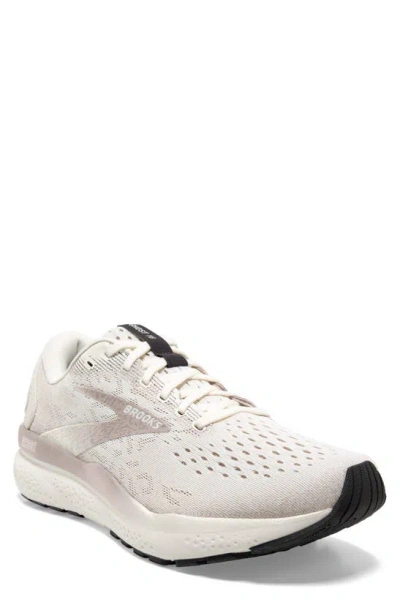 Brooks Ghost 16 Running Shoe In Coconut/ Chateau/ Forged Iron