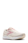 Brooks Ghost 16 Running Shoe In Coconut/ Zephyr/ White