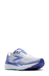 Brooks Ghost 16 Running Shoe In White/amparo Blue/limpet Shell