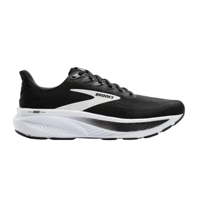 Brooks Ghost 17 Lace-up Sneakers In Black