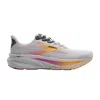 Brooks Ghost 17 Shoes White Pink Orange Aw25 Women In Gray