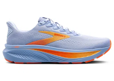 Pre-owned Brooks Ghost 17 (women's) Sneakers In Blue Heron/white/orange