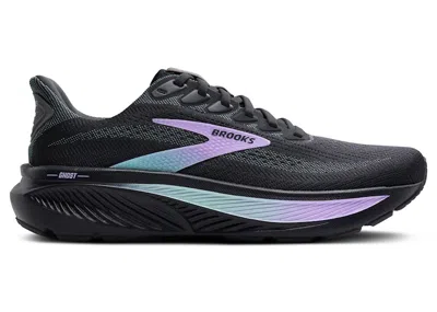 Pre-owned Brooks Ghost 17 (women's) Sneakers In Grey/clearwater/purple