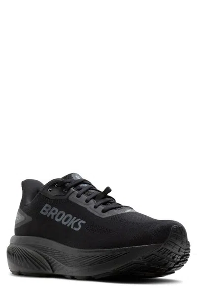 Brooks Ghost 18 Gtx Waterproof Running Shoe In Black/black/ebony