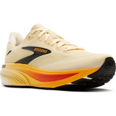 Brooks Ghost 18 Running Shoe In Rutabaga/tigerlily/orange