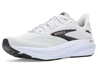 Brooks Ghost 18 Women's Running Shoes White/black/rose Gold: 11 D - Wide