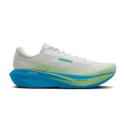 Brooks Ghost Amp White Blue Running Shoes Aw26