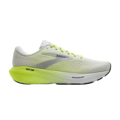 Brooks Ghost Amp White Yellow Running Shoes Aw26