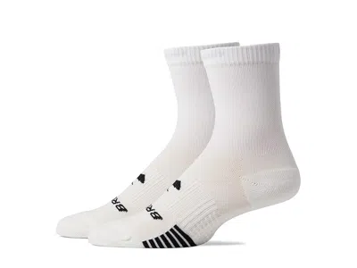 Brooks Ghost Lite Crew 2-pack Men's No Show Socks Shoes White: Sm (us Women's Shoe 4-6.5)