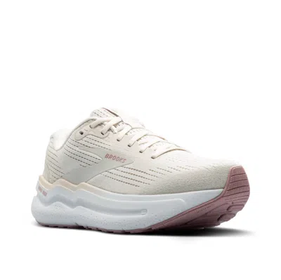 Brooks Ghost Max 2 Running Shoe In Coconut Milk/gray/zephyr