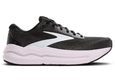 Pre-owned Brooks Ghost Max 2 (women's) Sneakers In Black/white/orchid Ice