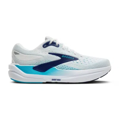 Brooks Ghost Max 3 Shoes White Blue Ss26
