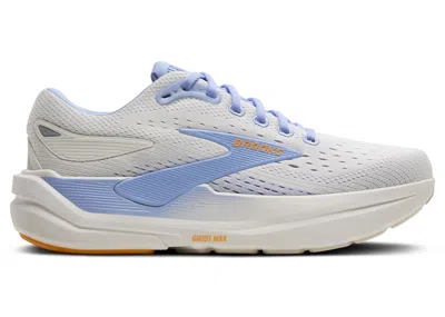 Pre-owned Brooks Ghost Max 3 (women's) Sneakers In Coconut/blue Heron/orange
