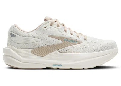 Pre-owned Brooks Ghost Max 3 (women's) Sneakers In Coconut/chateau Grey/blue In Multi