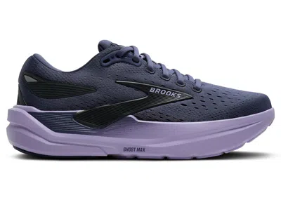 Pre-owned Brooks Ghost Max 3 (women's) Sneakers In Nighshadow/ebony/purple