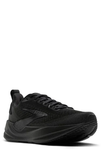 Brooks Ghost Max 4 Running Shoe In Black/black/ebony