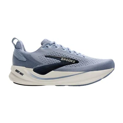 Brooks Ghost Max 4 Running Shoes Blue White Aw26 In Gray