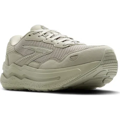 Brooks Ghost Max Se Running Sneaker In Stone/oak