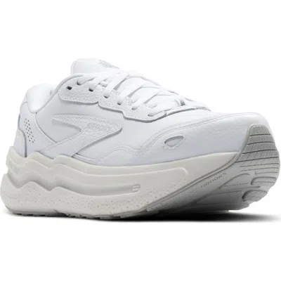 Brooks Ghost Max Sneaker In White/white