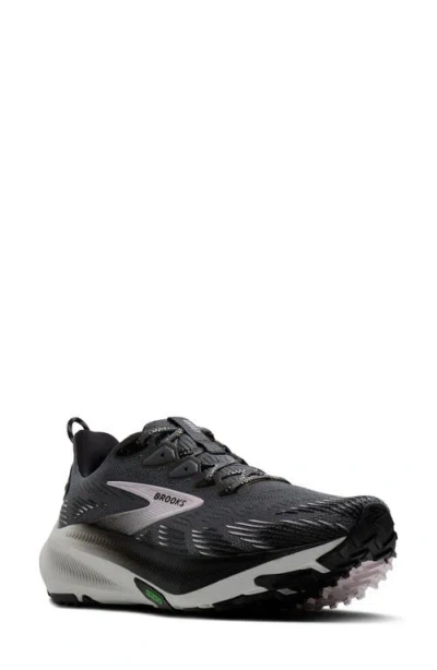 Brooks Ghost Trail Running Shoe In Black