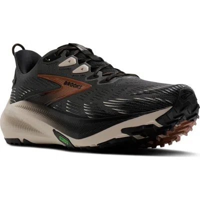 Brooks Ghost Trail Running Shoe In Black
