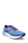 Brooks Glycerin 20 Running Shoe In Blissful Blue/peach/white