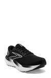 Brooks Glycerin 21 Running Shoe In Black/ Grey/ White