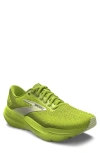 Brooks Glycerin 21 Running Shoe In Pale Yellow Lime/lovebird