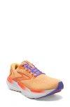Brooks Glycerin 21 Running Shoe In Sunburst/ Nasturtium/ Purple