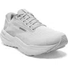 Brooks Glycerin 21 Running Shoe In White/ White/ Grey