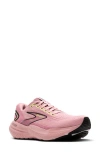 Brooks Glycerin 21 Running Shoe In Zephyr/ Violet/ Green